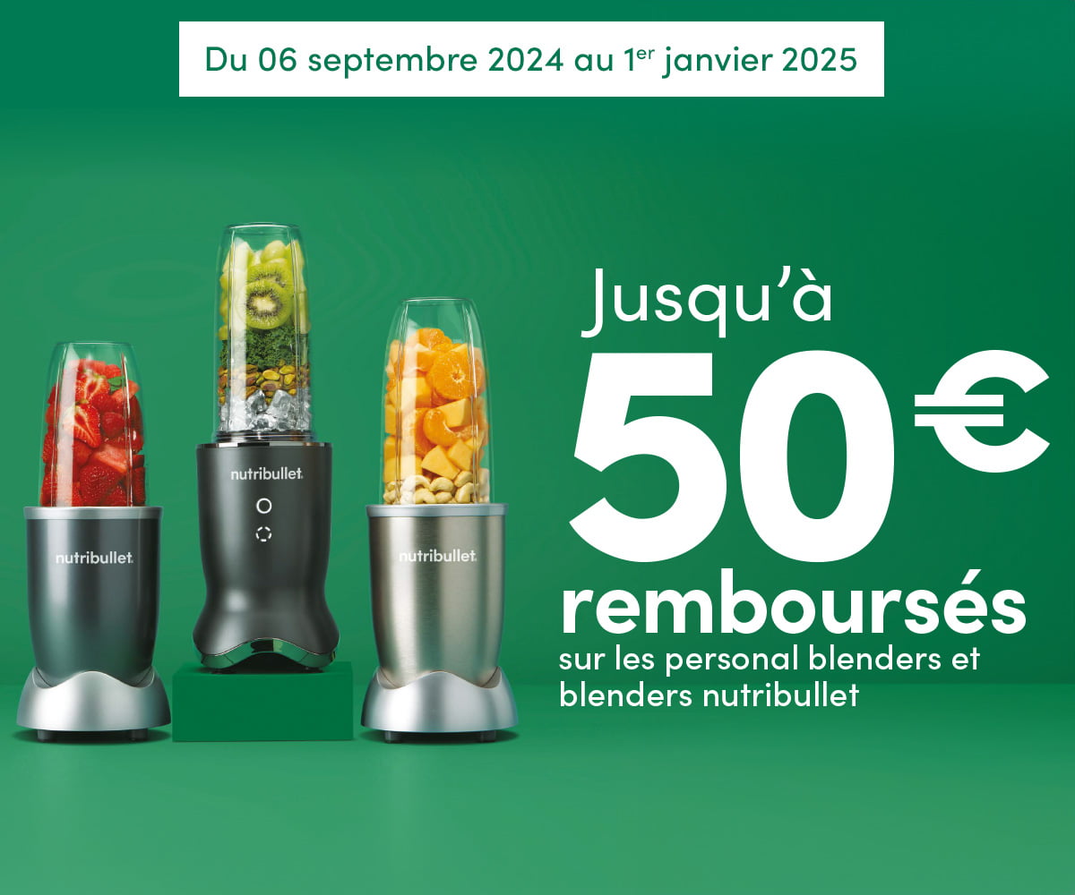 Offre de remboursement nutribullet